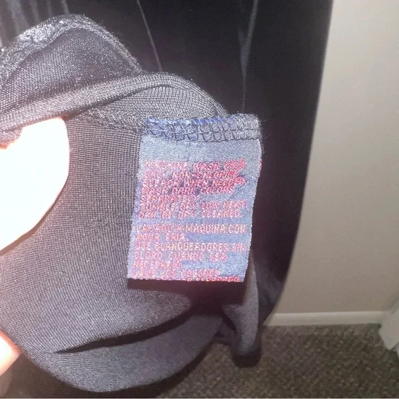 Ralph Lauren Black Velvet Sleeveless Y2K Night Out Prom Wedding Midi Dress M - Picture 8 of 9